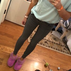 JCrew Grey toothpick jeans